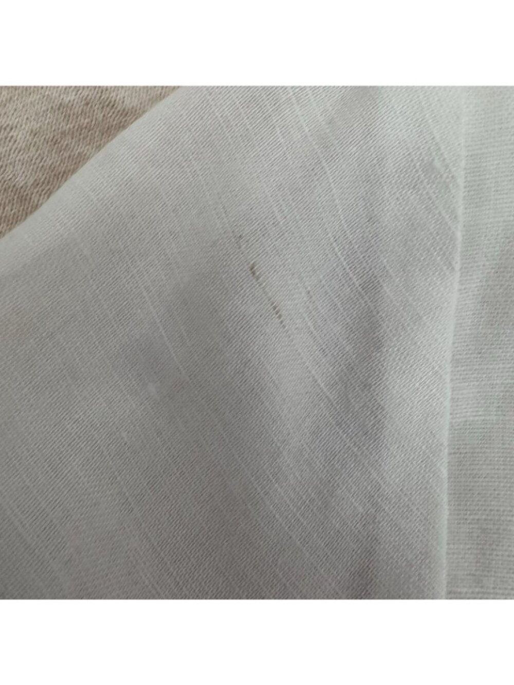 Richard Malcolm 100% Linen Shirt Women’s Size L White Button Up 3/4 Sleeve Top - Picture 10 of 11